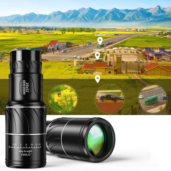telescope & binoculars 16 x 52 high clarity monocular low light night vision hd double focusing for outdoor mountaineering camping hiking
telescope & binoculars 16 x 52 high clarity monocular low light night vision hd double focusing for outdoor mountaineering camping hiking