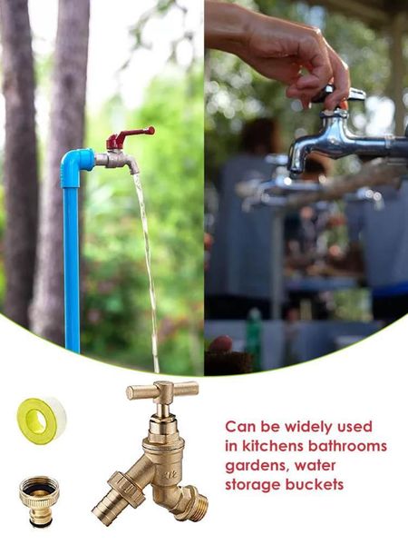 watering equipments 1/2inch bsp brass faucet with 3/4inch threaded adapter thread hose union outdoor drop
watering equipments 1/2inch bsp brass faucet with 3/4inch threaded adapter thread hose union outdoor drop