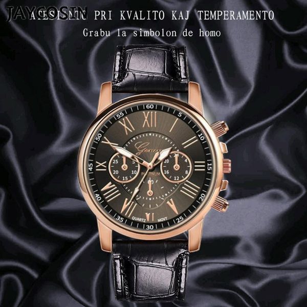 wristwatches fashion ladies leather strap quartz analogue watch geneva roman numerals retro simple business accessories, Slivery;brown
wristwatches fashion ladies leather strap quartz analogue watch geneva roman numerals retro simple business accessories, Slivery;brown