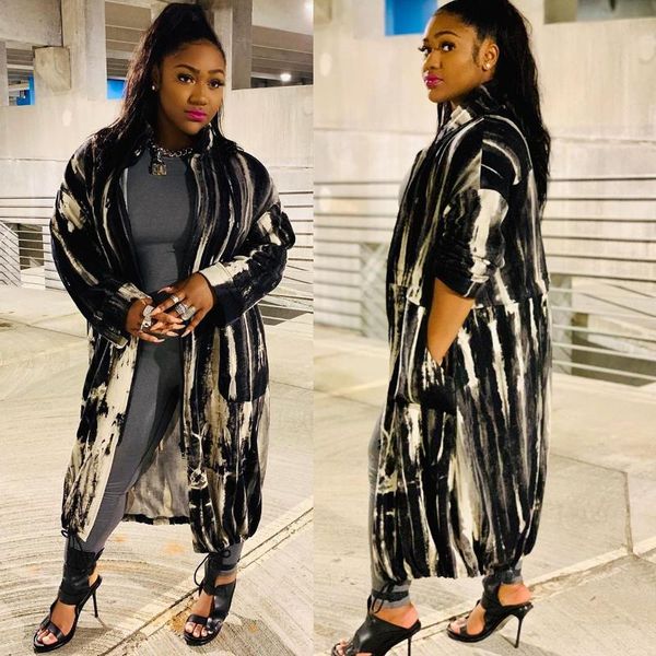 women's trench coats 66bn115 autumn winter women fashion casual outdoor home loose zipper print long sleeve coat, Tan;black
women's trench coats 66bn115 autumn winter women fashion casual outdoor home loose zipper print long sleeve coat, Tan;black