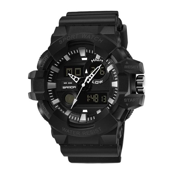 wristwatches men's sports watch large dial digital double display fashion tactical waterproof watches with resin band summer luxurious, Slivery;brown
wristwatches men's sports watch large dial digital double display fashion tactical waterproof watches with resin band summer luxurious, Slivery;brown