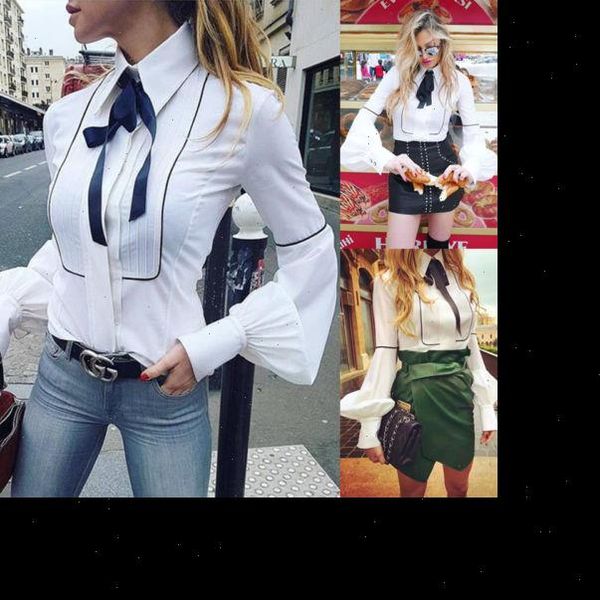 fashion women long lantern sleeve plus size autumn bow long sleeves loose blouse ladies womens shirt blouses top, White
fashion women long lantern sleeve plus size autumn bow long sleeves loose blouse ladies womens shirt blouses top, White