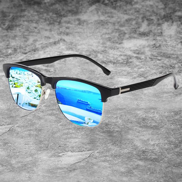 luxury designer glasses square sunglasses polarized women half frame shades men semi rimless quality uv400 driving sun glasses with box, White;black
luxury designer glasses square sunglasses polarized women half frame shades men semi rimless quality uv400 driving sun glasses with box, White;black