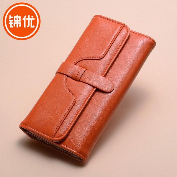 wallets wallet women's long 2021 buckle multi-functional large capacity folding oil wax, Red;black
wallets wallet women's long 2021 buckle multi-functional large capacity folding oil wax, Red;black