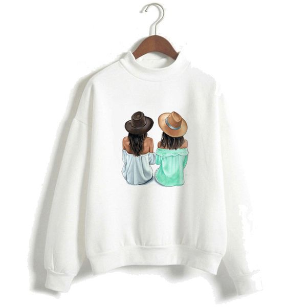 autumn and winter 2021 new friends letter printing trend women's high collar girl's daily sweater, White
autumn and winter 2021 new friends letter printing trend women's high collar girl's daily sweater, White