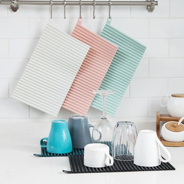 mats & pads silicone drain mat foldable drying placemat non-slip flume multifunction washboard heat resistant pad
mats & pads silicone drain mat foldable drying placemat non-slip flume multifunction washboard heat resistant pad