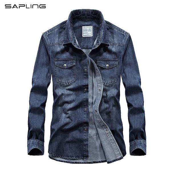 men's casual shirts denim men long sleeve shirt button down cotton washed jeans spring autumn work dress drop, White;black
men's casual shirts denim men long sleeve shirt button down cotton washed jeans spring autumn work dress drop, White;black