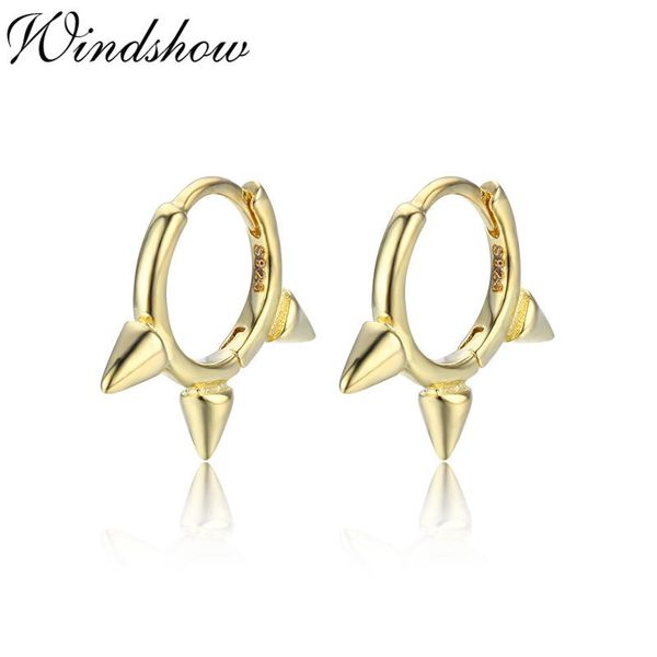 hoop & huggie cute 925 sterling silver gold color geo triple conical spike small loops huggies hoops earrings for women jewelry kids kolczyk, Golden;silver
hoop & huggie cute 925 sterling silver gold color geo triple conical spike small loops huggies hoops earrings for women jewelry kids kolczyk, Golden;silver