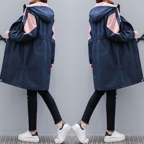fashion trench middle matching 2021 coat women's new color length spring and autumn small fat mm waist hooded jacket fashion luxury, Tan;black
fashion trench middle matching 2021 coat women's new color length spring and autumn small fat mm waist hooded jacket fashion luxury, Tan;black