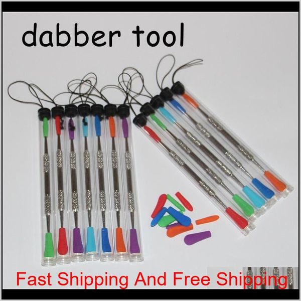 120mm wax carving dab tool with plastic tube package stainless steel wax dabber tools sile tip en qyljiz new_dhbest
120mm wax carving dab tool with plastic tube package stainless steel wax dabber tools sile tip en qyljiz new_dhbest