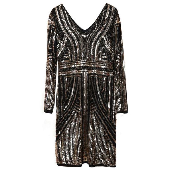 casual dresses perhaps u elegant club party v neck black gold sequined bling long sleeve halter mini evening dress autumn spring d2199, Black;gray
casual dresses perhaps u elegant club party v neck black gold sequined bling long sleeve halter mini evening dress autumn spring d2199, Black;gray