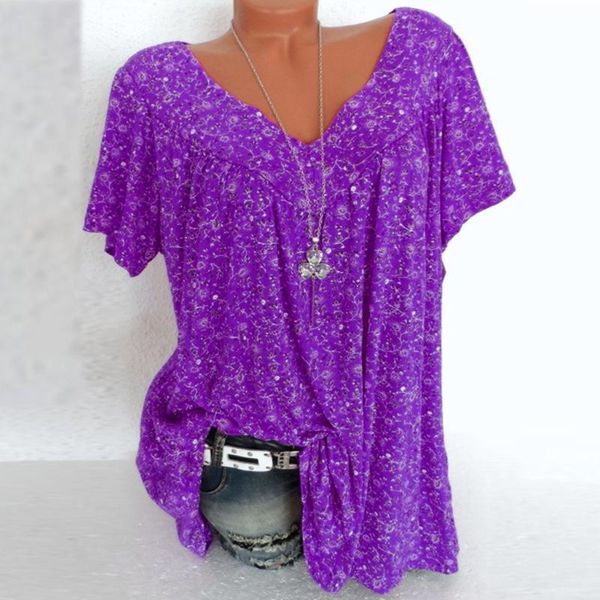 women's blouses & shirts blouse women plus size short sleeves v-neck print pullover shirt blusas mujer de moda womens and, White
women's blouses & shirts blouse women plus size short sleeves v-neck print pullover shirt blusas mujer de moda womens and, White