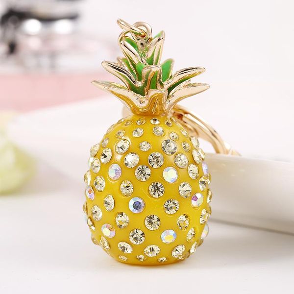 keychains metal crystal pineapple key chain bag ornaments creative fashion girl women female cute keychain gift wholesale, Silver
keychains metal crystal pineapple key chain bag ornaments creative fashion girl women female cute keychain gift wholesale, Silver