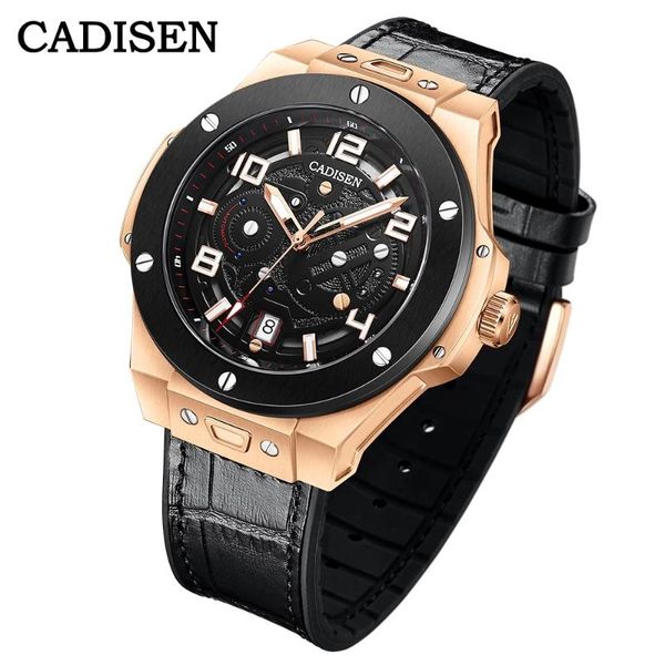 wristwatches cadisen design 2021 men's automatic mechanical watch sapphire 100m waterproof japanese sports dates black leather, Slivery;brown
wristwatches cadisen design 2021 men's automatic mechanical watch sapphire 100m waterproof japanese sports dates black leather, Slivery;brown