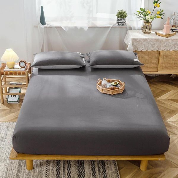sheets & sets bonenjoy 1 pc bedding sheet 100% pure cotton dark gray color fitted juego de cama mattress cover with four corners
sheets & sets bonenjoy 1 pc bedding sheet 100% pure cotton dark gray color fitted juego de cama mattress cover with four corners