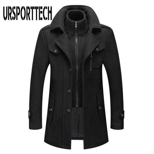 autumn winter men's wool coat solid color cold resistant men woolen overcoat double collar casual trench coat male 4xl 210528, Black
autumn winter men's wool coat solid color cold resistant men woolen overcoat double collar casual trench coat male 4xl 210528, Black