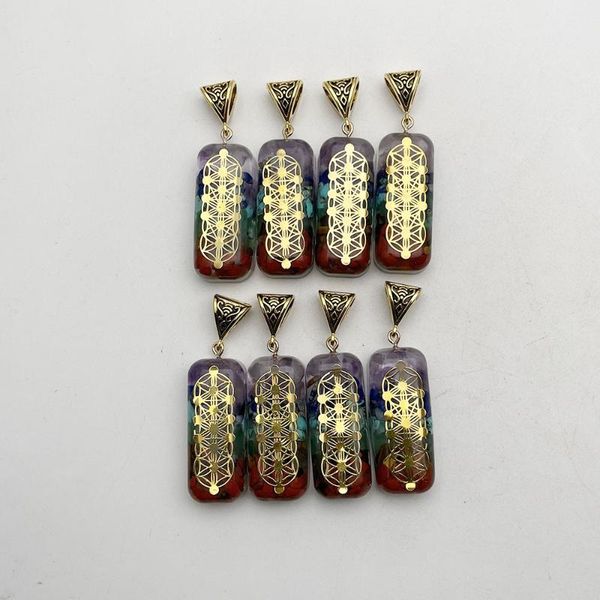 charms orgone fashion 41x17mm 10pc retro reiki healing colorful natural stone pendant cuboid accessories, Bronze;silver
charms orgone fashion 41x17mm 10pc retro reiki healing colorful natural stone pendant cuboid accessories, Bronze;silver