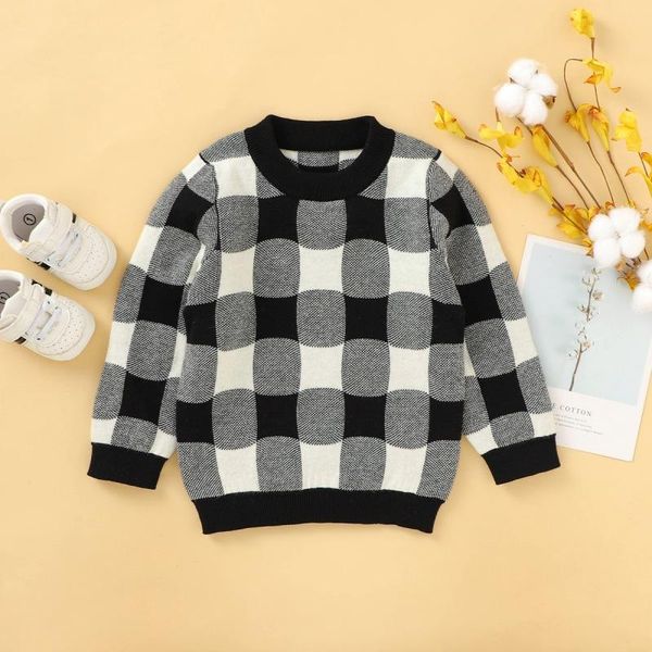 pullover autumn children kids baby boy girl plaid print cotton sweater outerwear coat clothes, Blue
pullover autumn children kids baby boy girl plaid print cotton sweater outerwear coat clothes, Blue