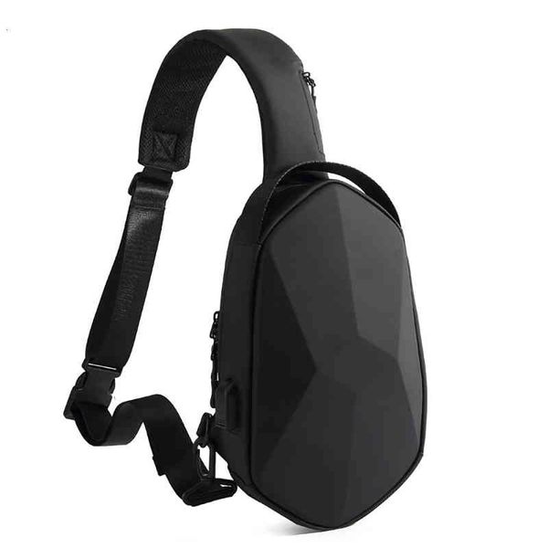 men's waist bag outdoor sports storage multifunctional large capacity chest leisure single shoulder messenger, Black;red