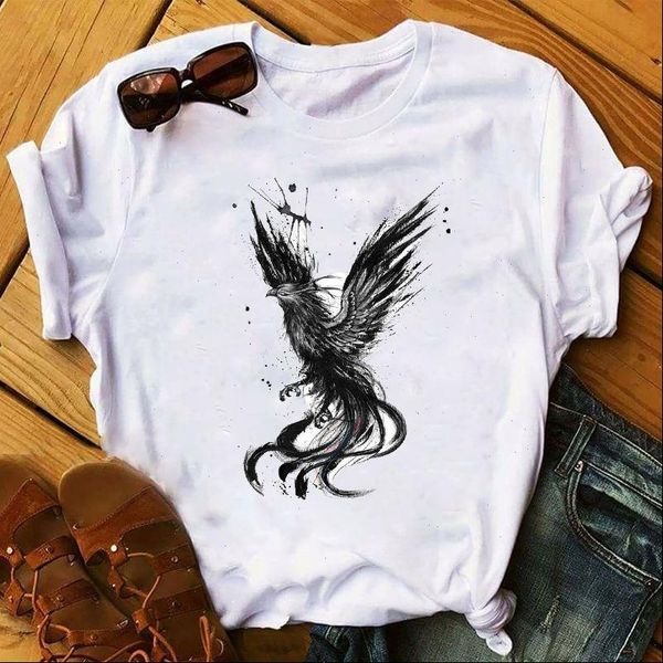 women t shirt elegant butterfly print o neck female streetwear shirts short sleeve casual tees femme drop shipping, White
women t shirt elegant butterfly print o neck female streetwear shirts short sleeve casual tees femme drop shipping, White