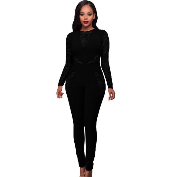 women's jumpsuits & rompers autumn womens jumpsuit lace mesh long sleeve slim casual bodycon romper club bodysuit pants black, Black;white
women's jumpsuits & rompers autumn womens jumpsuit lace mesh long sleeve slim casual bodycon romper club bodysuit pants black, Black;white