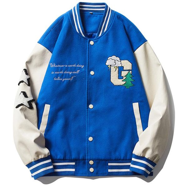 men's jackets 2021 men jacket hip hop streetwear patchwork star towel embroidery harajuku baseball autumn casual varsity college coats, Black;brown
men's jackets 2021 men jacket hip hop streetwear patchwork star towel embroidery harajuku baseball autumn casual varsity college coats, Black;brown