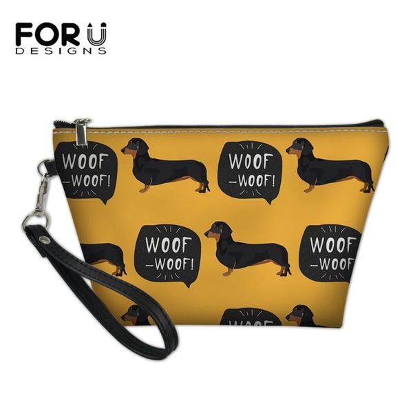 forudesigns portable travel cosmetic bags for ladies dachshund print luxury female mini pu leather organizer bag bolsa femininas
forudesigns portable travel cosmetic bags for ladies dachshund print luxury female mini pu leather organizer bag bolsa femininas