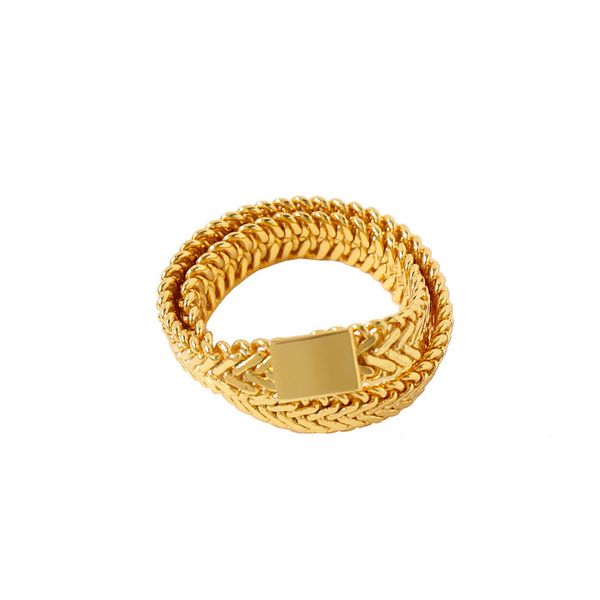 56 fashion copper accessories new french niche design soft snake bone overlapping ring, Silver
56 fashion copper accessories new french niche design soft snake bone overlapping ring, Silver