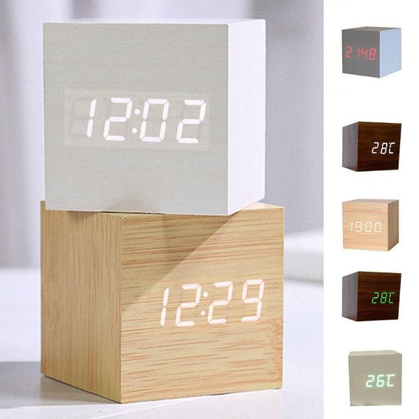 other clocks & accessories led retro alarm clock wooden table voice control digital multifunction usb/ powered electronic decor
other clocks & accessories led retro alarm clock wooden table voice control digital multifunction usb/ powered electronic decor