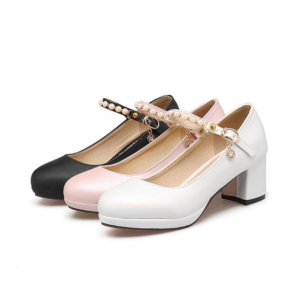 dress shoes big size 34-43 2021 spring & autumn solid fashion women string bead lace-up square heels pumps 3 colors, Black
dress shoes big size 34-43 2021 spring & autumn solid fashion women string bead lace-up square heels pumps 3 colors, Black