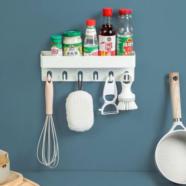 hooks & rails 1pcs wall mounted spice rack organizer seasoning shelf multi-functional storage holder household kitchen with
hooks & rails 1pcs wall mounted spice rack organizer seasoning shelf multi-functional storage holder household kitchen with