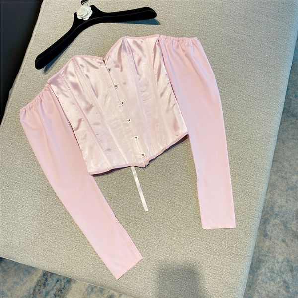 2021 Spring New Arrival Solid Color Single Long Sleeve Breasted V-neck Bandage Hook Fashion Bra Mz916 F4pn, White
2021 Spring New Arrival Solid Color Single Long Sleeve Breasted V-neck Bandage Hook Fashion Bra Mz916 F4pn, White