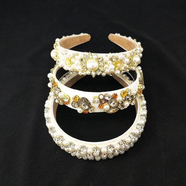 hair clips & barrettes fashion luxurious pearls rhinestone hoop headband hairband for women girls gauze band accessories, Golden;silver
hair clips & barrettes fashion luxurious pearls rhinestone hoop headband hairband for women girls gauze band accessories, Golden;silver