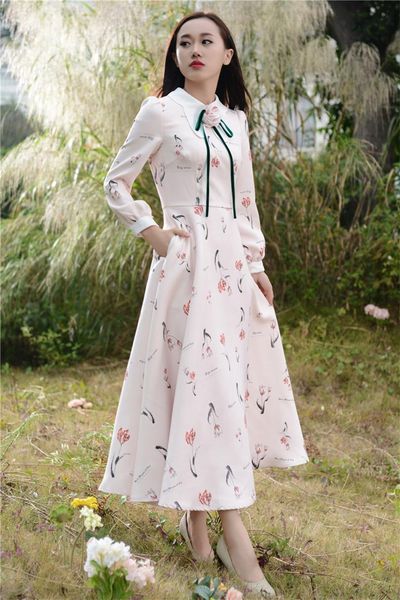 casual dresses explosions leisure bow empire retro matching women spring dress, Black;gray
casual dresses explosions leisure bow empire retro matching women spring dress, Black;gray