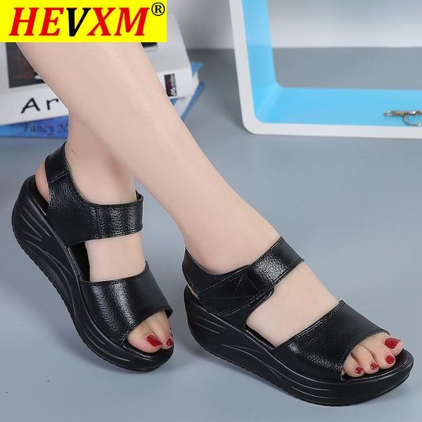 2021 summer women flat sandals lady platform soft comfort casual hook & loop white genuine leather ankle strap wedges sandals, Black
2021 summer women flat sandals lady platform soft comfort casual hook & loop white genuine leather ankle strap wedges sandals, Black