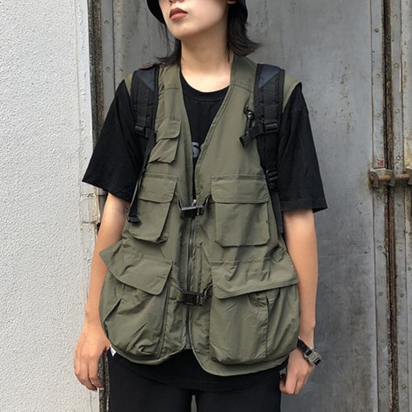 2021 arrival new solid fashion superior casual pockets military clothing mark function done with multi-pocket shoulder vest tactical to y42z, Black;white
2021 arrival new solid fashion superior casual pockets military clothing mark function done with multi-pocket shoulder vest tactical to y42z, Black;white