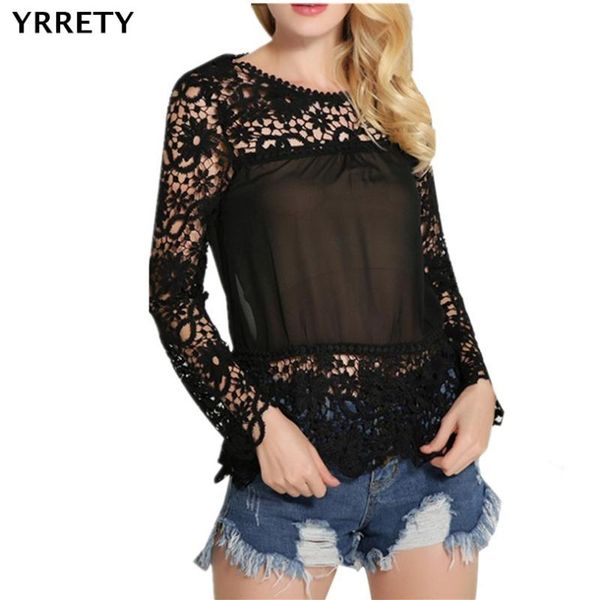 women's blouses & shirts ygyeeg hollow out lace autumn korean women clothing long sleeve o-neck slim female black white xs-7xl
women's blouses & shirts ygyeeg hollow out lace autumn korean women clothing long sleeve o-neck slim female black white xs-7xl