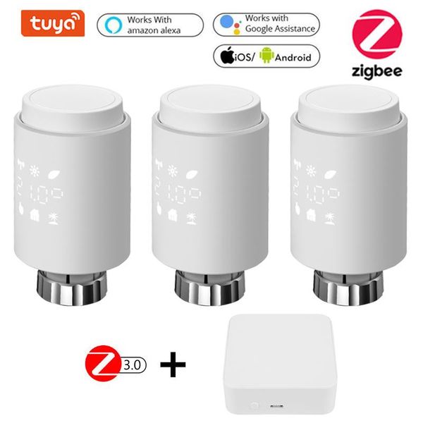 smart home control tuya zigbee 3.0 radiator actuator programmable valve temperature controller voice via alexa google
smart home control tuya zigbee 3.0 radiator actuator programmable valve temperature controller voice via alexa google