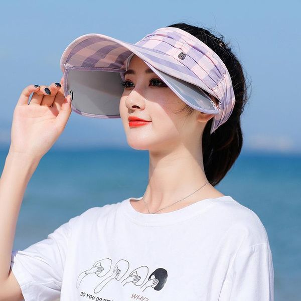 wide brim hats summer ladies wild lattice fashion retractable pull board empty hat outdoor sun shade big, Blue;gray
wide brim hats summer ladies wild lattice fashion retractable pull board empty hat outdoor sun shade big, Blue;gray