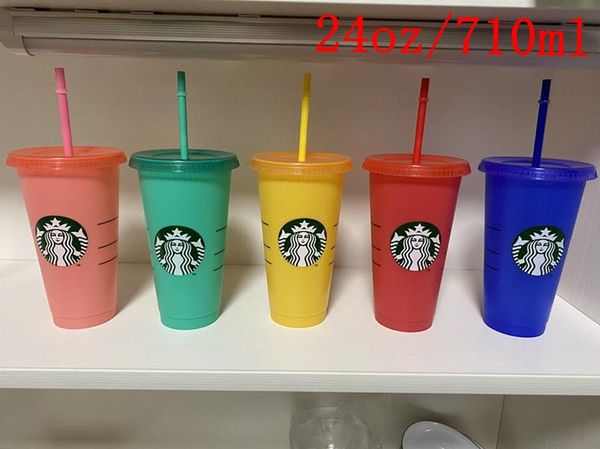2022 starbucks 24oz/710ml plastic mugs tumbler reusable clear drinking flat bottom pillar shape lid straw cups mug the new product for facto
2022 starbucks 24oz/710ml plastic mugs tumbler reusable clear drinking flat bottom pillar shape lid straw cups mug the new product for facto