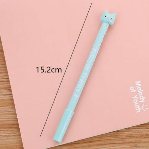 printed kat 0.5mm gel students paper leuke pen black kawaii write pens school supplies
printed kat 0.5mm gel students paper leuke pen black kawaii write pens school supplies