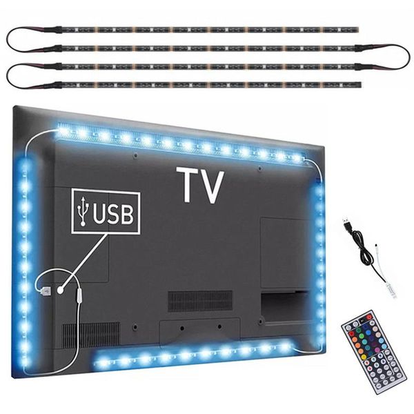 dc 5v usb tv light computer screen back bias tape light smd rgb led tv back lighting with 44key ir remote control
dc 5v usb tv light computer screen back bias tape light smd rgb led tv back lighting with 44key ir remote control