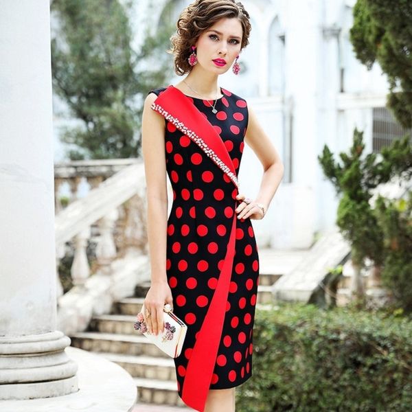 dressed 2021 new casual summer feminine fashion dot vintage sleeveless party ladies nail granular office job dress ukts, Black;gray
dressed 2021 new casual summer feminine fashion dot vintage sleeveless party ladies nail granular office job dress ukts, Black;gray