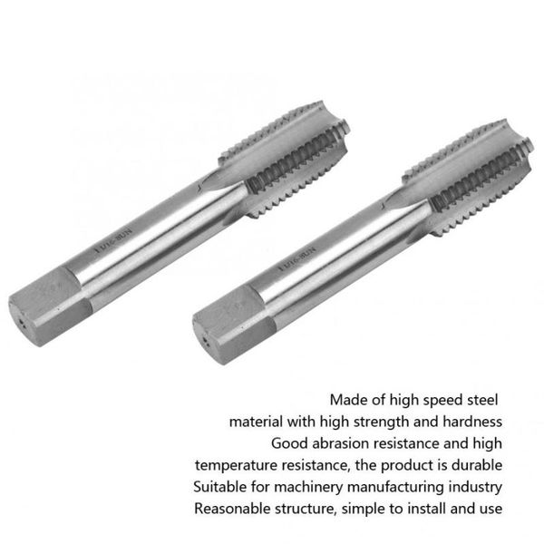 hand tools 2 pcs taper/plug tap high steel 1-1/16-8un for machinery manufacturing industry
hand tools 2 pcs taper/plug tap high steel 1-1/16-8un for machinery manufacturing industry