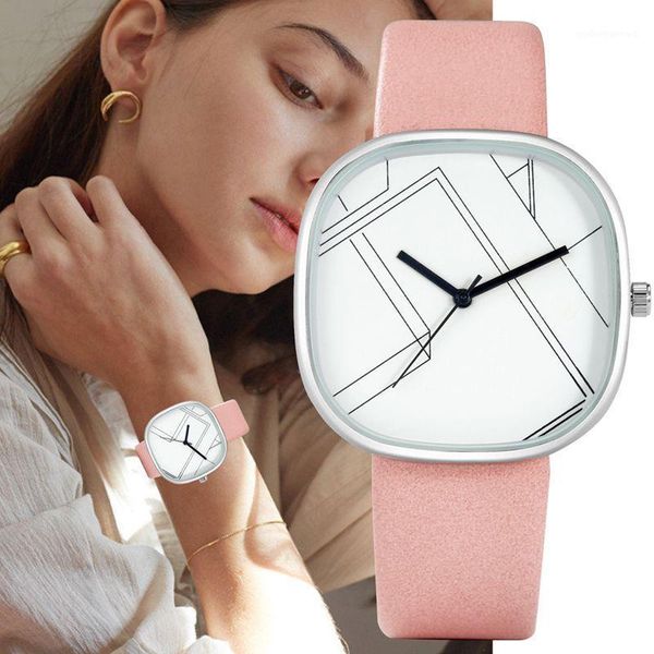 wristwatches 2021 casual and durable women's quartz watch square surface line design student waterproof, Slivery;brown
wristwatches 2021 casual and durable women's quartz watch square surface line design student waterproof, Slivery;brown