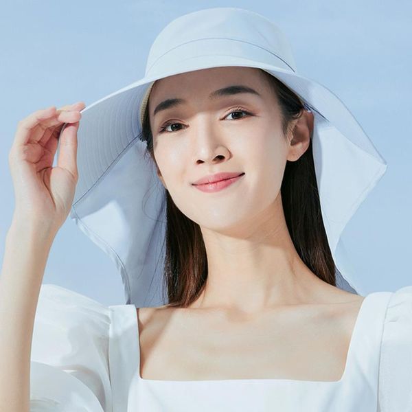 wide brim hats ohsunny summer women sun large with neck flap upf 50+ protection adjustable foldable breathable soft sunhats, Blue;gray
wide brim hats ohsunny summer women sun large with neck flap upf 50+ protection adjustable foldable breathable soft sunhats, Blue;gray