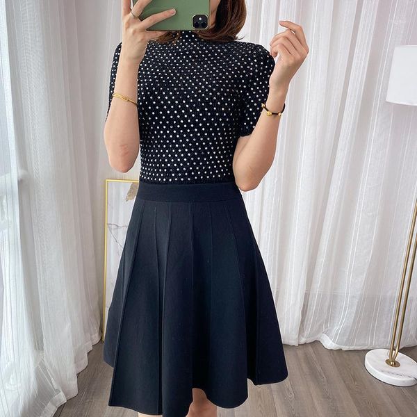 two piece dress fadan s family's autumn and winter 2021 fashion heavy industry diamond pearl slim, White
two piece dress fadan s family's autumn and winter 2021 fashion heavy industry diamond pearl slim, White