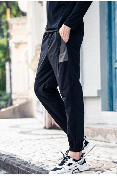 ytx1529 korean version of the women pants trendy contrast color trousers, youth leisure sports, close up slim fitting casual, Black
ytx1529 korean version of the women pants trendy contrast color trousers, youth leisure sports, close up slim fitting casual, Black