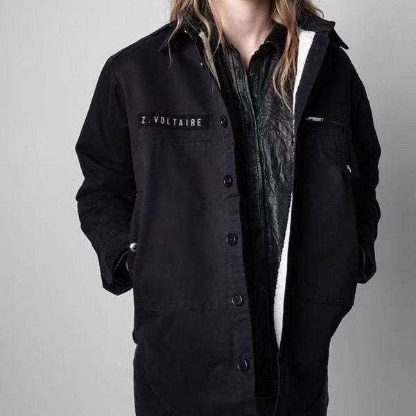 women's jackets women thick coat 2021winter turn-down collar long sleeve fashion wild lady plus velvet jacket, Black;brown
women's jackets women thick coat 2021winter turn-down collar long sleeve fashion wild lady plus velvet jacket, Black;brown