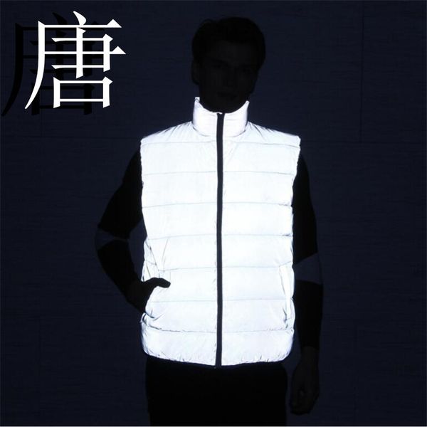 2021 new brand men and women's couples thicken warm 3m full down cotton fashion night reflective sports vest ps9j, Black;white
2021 new brand men and women's couples thicken warm 3m full down cotton fashion night reflective sports vest ps9j, Black;white
